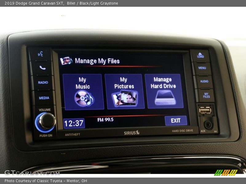 Billet / Black/Light Graystone 2019 Dodge Grand Caravan SXT