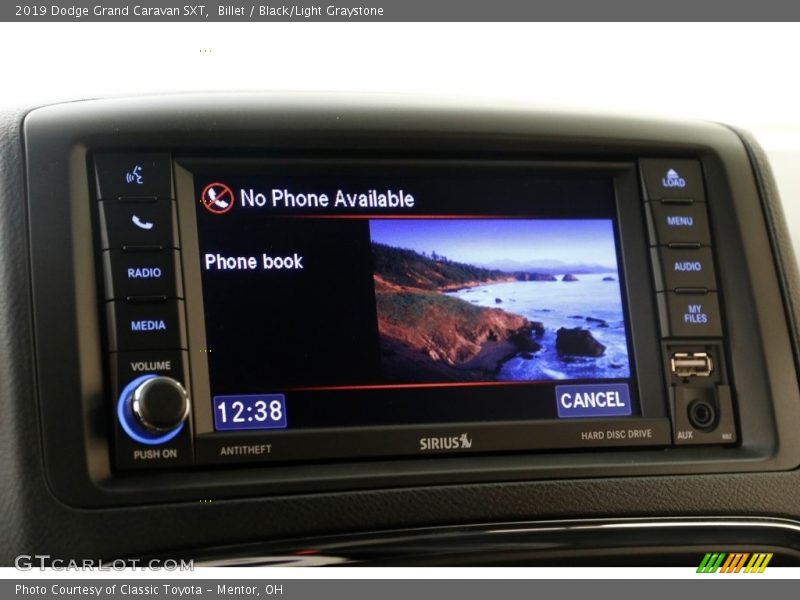 Billet / Black/Light Graystone 2019 Dodge Grand Caravan SXT