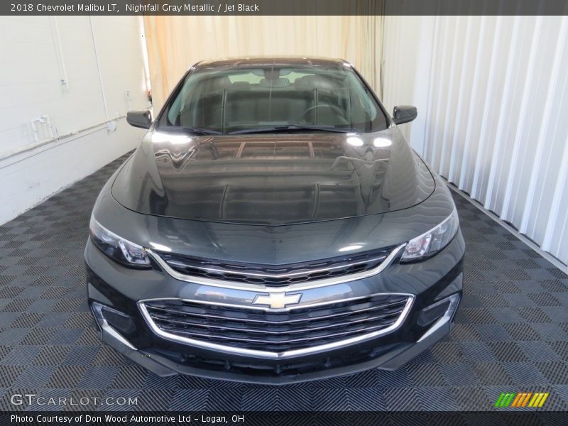 Nightfall Gray Metallic / Jet Black 2018 Chevrolet Malibu LT