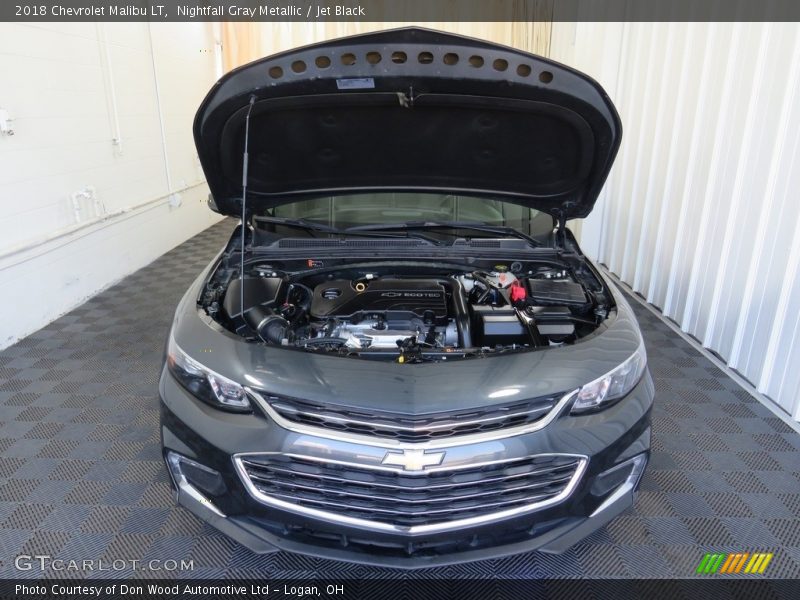 Nightfall Gray Metallic / Jet Black 2018 Chevrolet Malibu LT