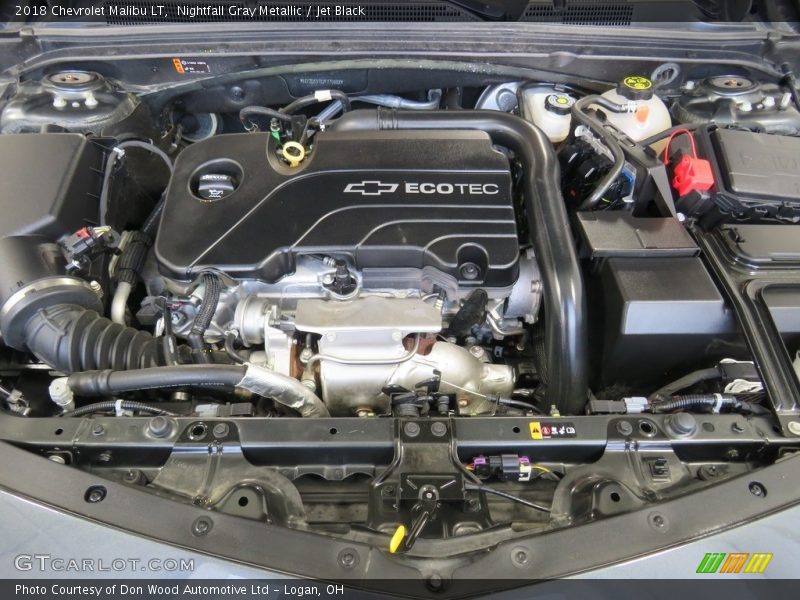 Nightfall Gray Metallic / Jet Black 2018 Chevrolet Malibu LT