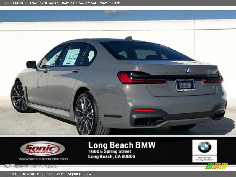 Bernina Grey Amber Effect / Black 2020 BMW 7 Series 740i Sedan