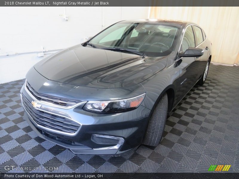 Nightfall Gray Metallic / Jet Black 2018 Chevrolet Malibu LT