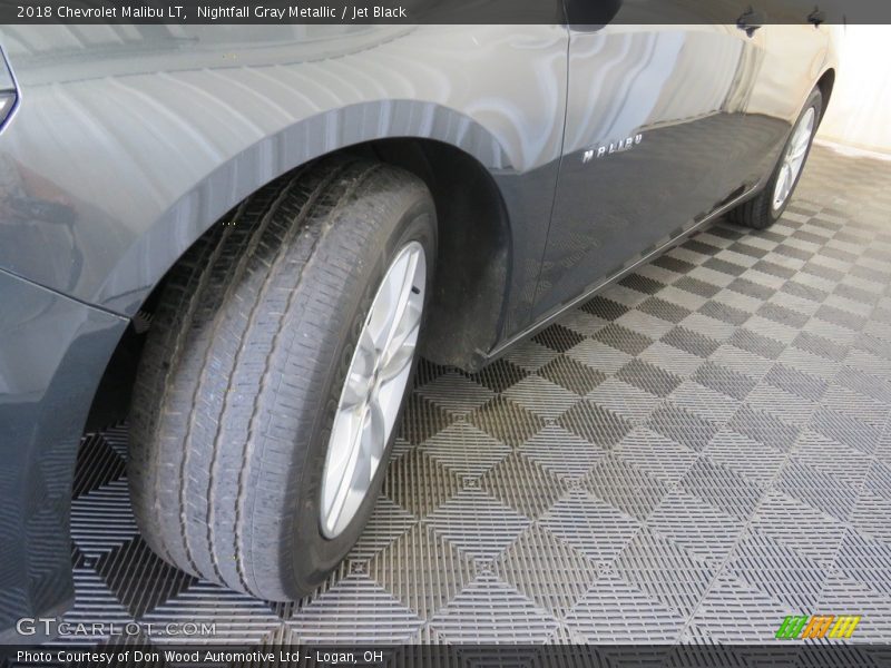 Nightfall Gray Metallic / Jet Black 2018 Chevrolet Malibu LT