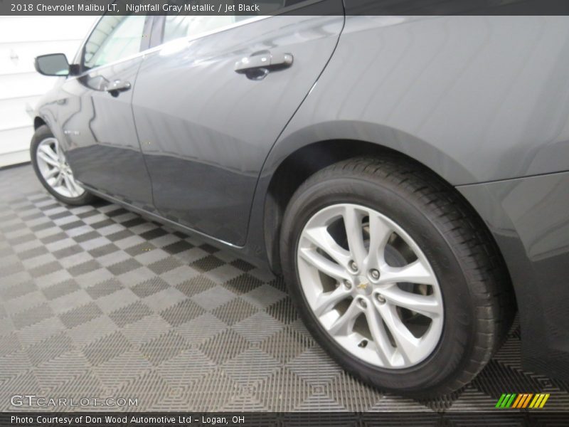 Nightfall Gray Metallic / Jet Black 2018 Chevrolet Malibu LT