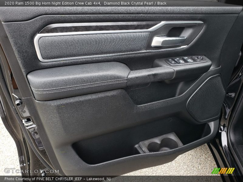 Door Panel of 2020 1500 Big Horn Night Edition Crew Cab 4x4