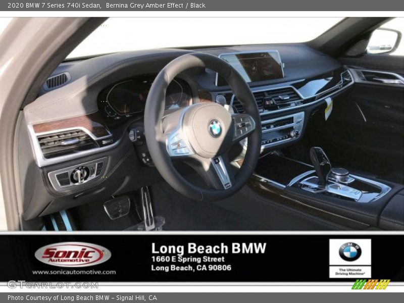 Bernina Grey Amber Effect / Black 2020 BMW 7 Series 740i Sedan