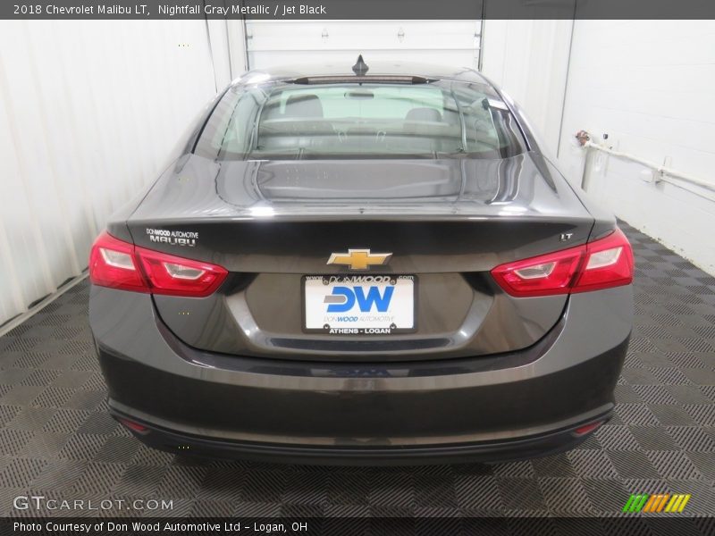 Nightfall Gray Metallic / Jet Black 2018 Chevrolet Malibu LT