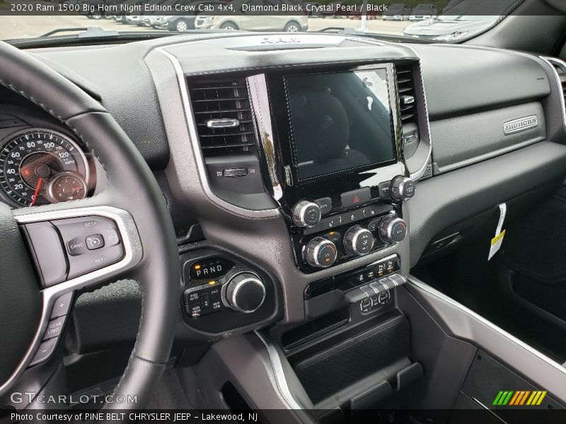 Controls of 2020 1500 Big Horn Night Edition Crew Cab 4x4