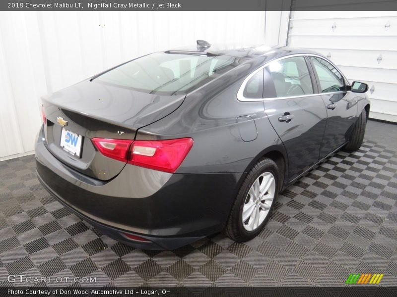Nightfall Gray Metallic / Jet Black 2018 Chevrolet Malibu LT