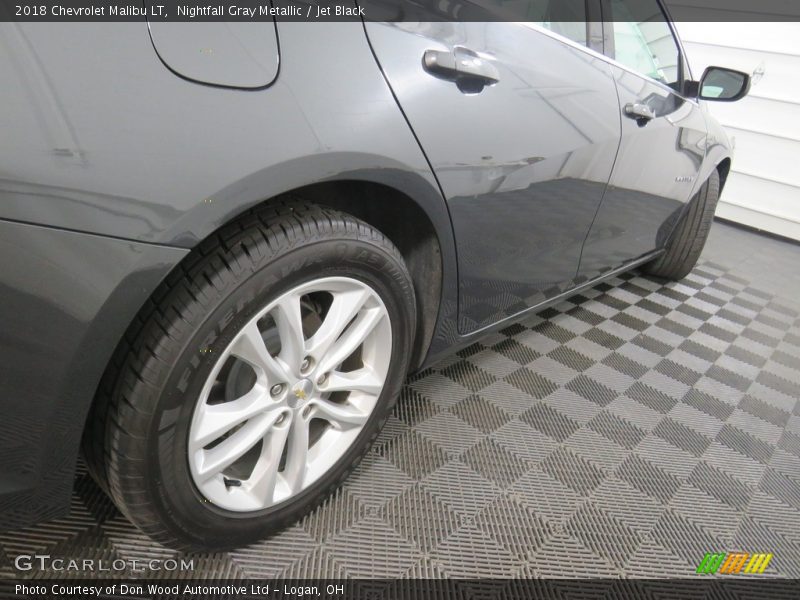 Nightfall Gray Metallic / Jet Black 2018 Chevrolet Malibu LT