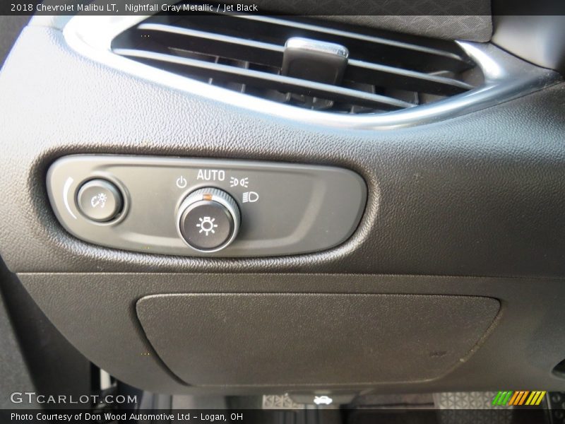 Nightfall Gray Metallic / Jet Black 2018 Chevrolet Malibu LT