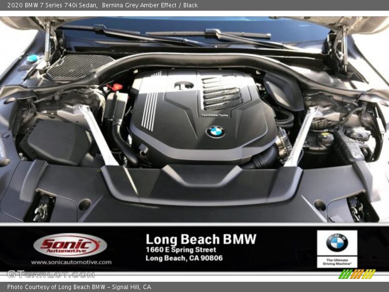 Bernina Grey Amber Effect / Black 2020 BMW 7 Series 740i Sedan