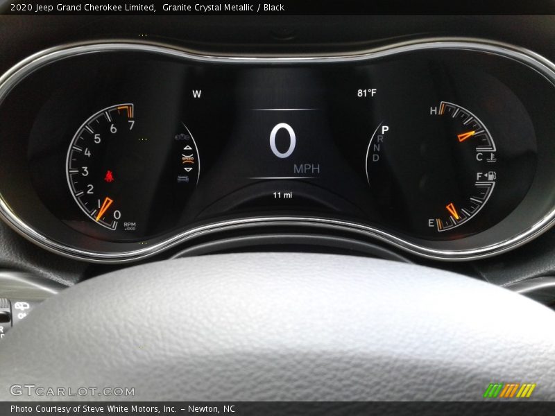 Granite Crystal Metallic / Black 2020 Jeep Grand Cherokee Limited