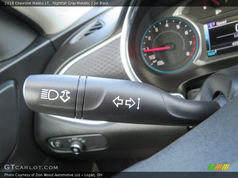 Nightfall Gray Metallic / Jet Black 2018 Chevrolet Malibu LT