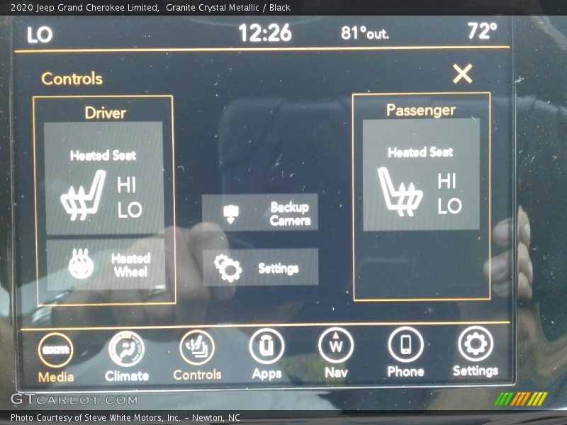 Granite Crystal Metallic / Black 2020 Jeep Grand Cherokee Limited