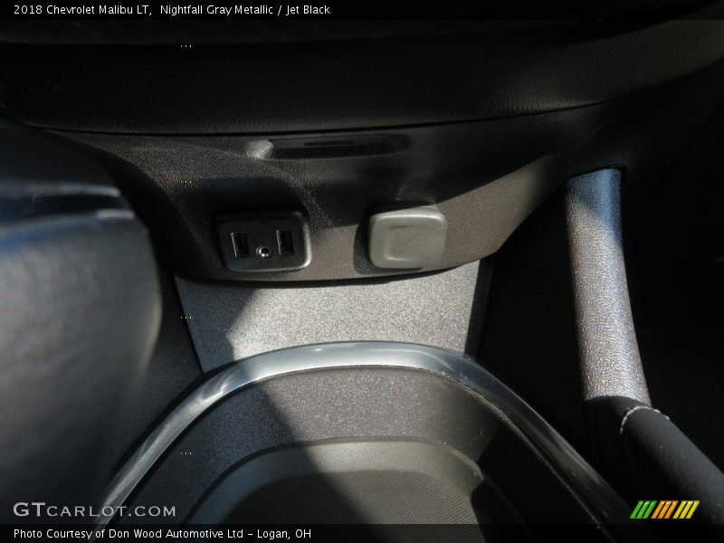 Nightfall Gray Metallic / Jet Black 2018 Chevrolet Malibu LT
