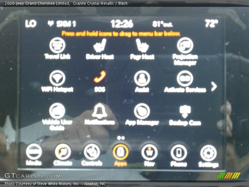 Granite Crystal Metallic / Black 2020 Jeep Grand Cherokee Limited