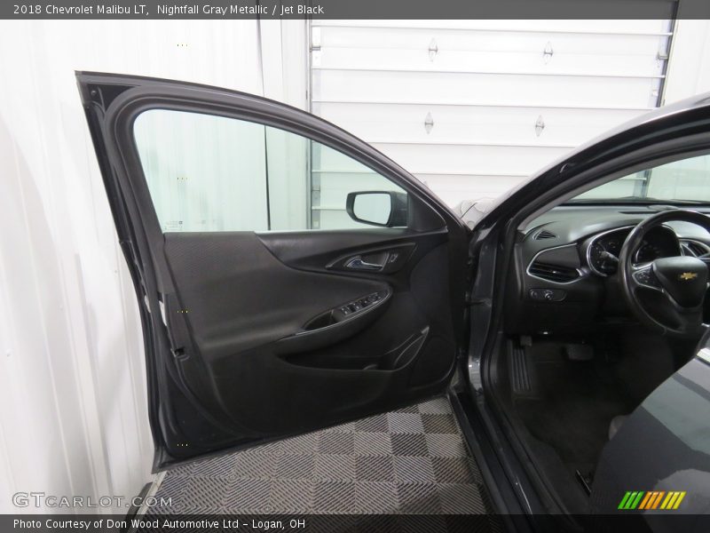 Nightfall Gray Metallic / Jet Black 2018 Chevrolet Malibu LT