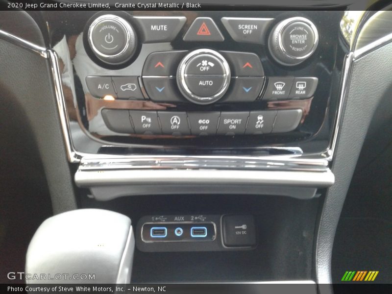 Granite Crystal Metallic / Black 2020 Jeep Grand Cherokee Limited