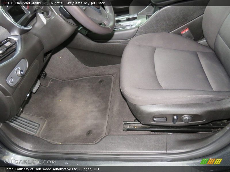 Nightfall Gray Metallic / Jet Black 2018 Chevrolet Malibu LT