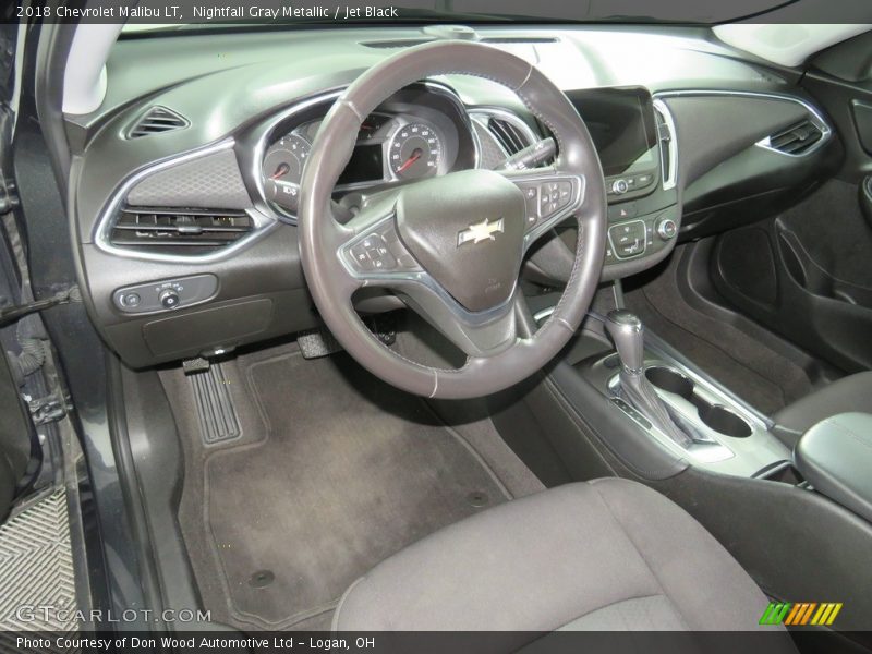 Nightfall Gray Metallic / Jet Black 2018 Chevrolet Malibu LT