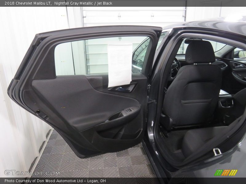 Nightfall Gray Metallic / Jet Black 2018 Chevrolet Malibu LT