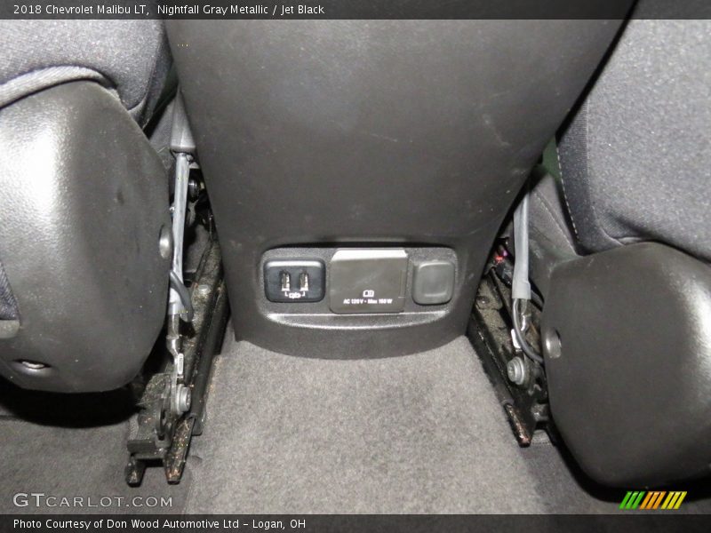 Nightfall Gray Metallic / Jet Black 2018 Chevrolet Malibu LT