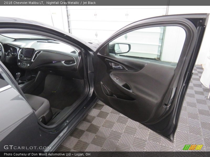 Nightfall Gray Metallic / Jet Black 2018 Chevrolet Malibu LT