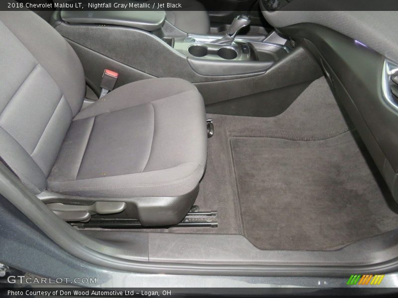 Nightfall Gray Metallic / Jet Black 2018 Chevrolet Malibu LT