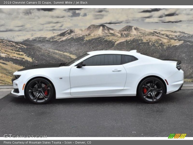 Summit White / Jet Black 2019 Chevrolet Camaro SS Coupe