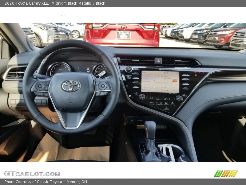 Midnight Black Metallic / Black 2020 Toyota Camry XLE