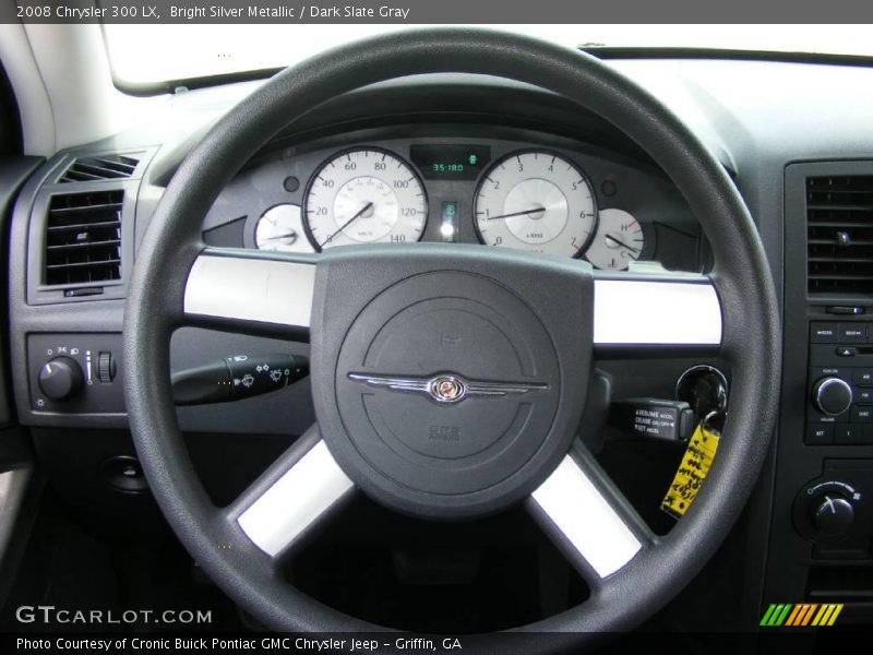 Bright Silver Metallic / Dark Slate Gray 2008 Chrysler 300 LX