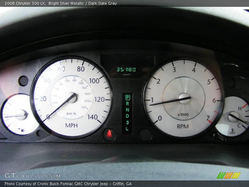 Bright Silver Metallic / Dark Slate Gray 2008 Chrysler 300 LX