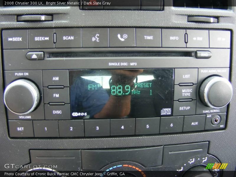 Bright Silver Metallic / Dark Slate Gray 2008 Chrysler 300 LX