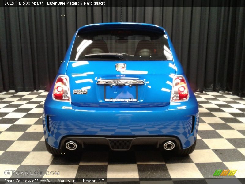 Laser Blue Metallic / Nero (Black) 2019 Fiat 500 Abarth