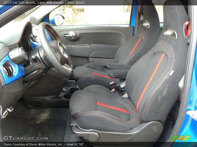  2019 500 Abarth Nero (Black) Interior