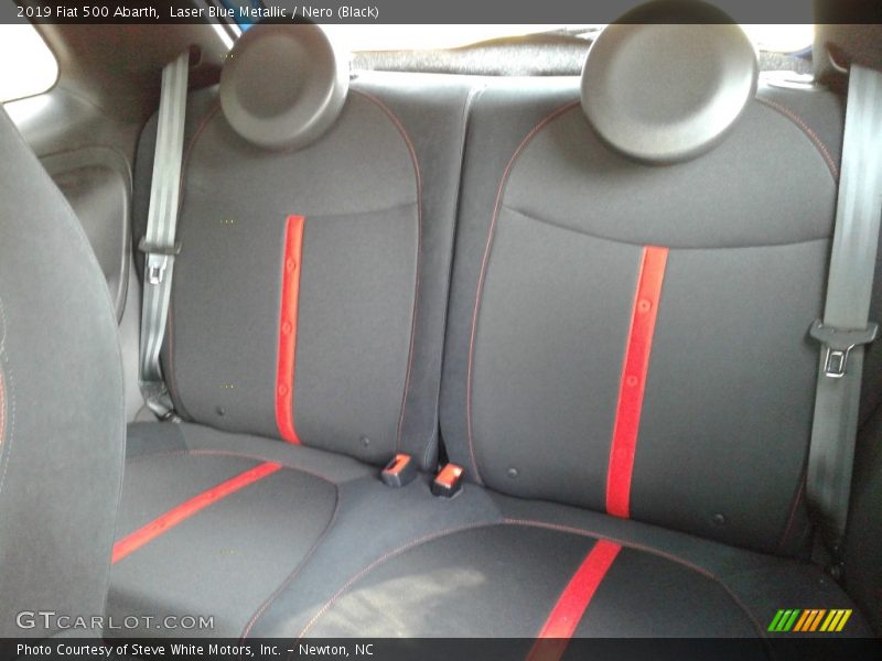 Rear Seat of 2019 500 Abarth