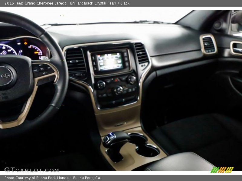 Brilliant Black Crystal Pearl / Black 2015 Jeep Grand Cherokee Laredo