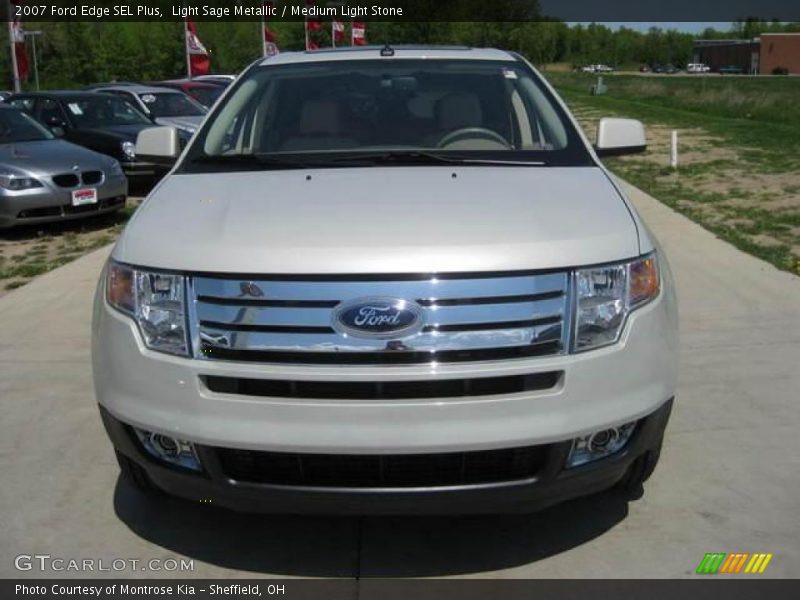 Light Sage Metallic / Medium Light Stone 2007 Ford Edge SEL Plus