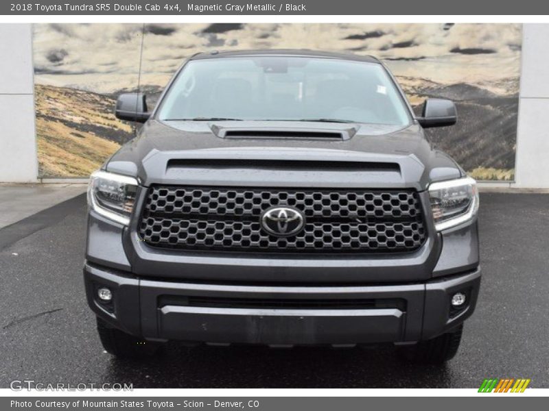 Magnetic Gray Metallic / Black 2018 Toyota Tundra SR5 Double Cab 4x4
