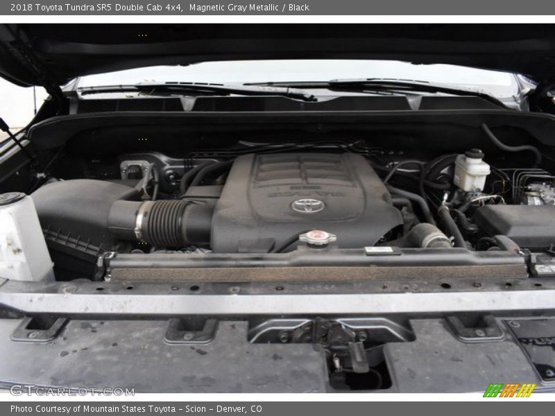 Magnetic Gray Metallic / Black 2018 Toyota Tundra SR5 Double Cab 4x4
