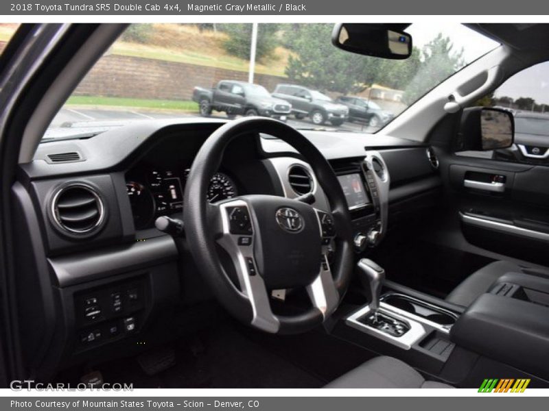Magnetic Gray Metallic / Black 2018 Toyota Tundra SR5 Double Cab 4x4