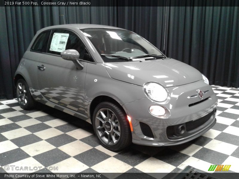 Colosseo Gray / Nero (Black) 2019 Fiat 500 Pop