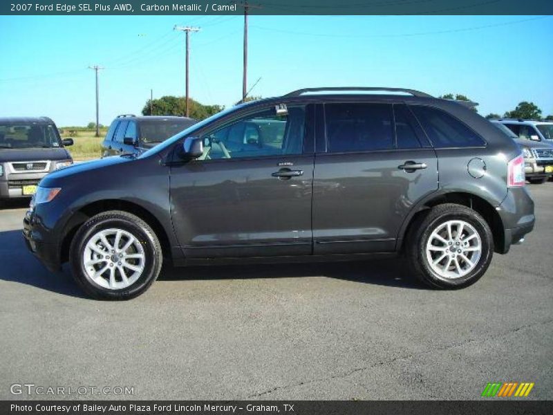 Carbon Metallic / Camel 2007 Ford Edge SEL Plus AWD