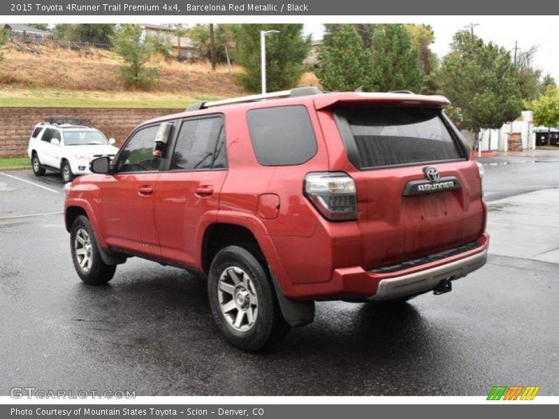 Barcelona Red Metallic / Black 2015 Toyota 4Runner Trail Premium 4x4