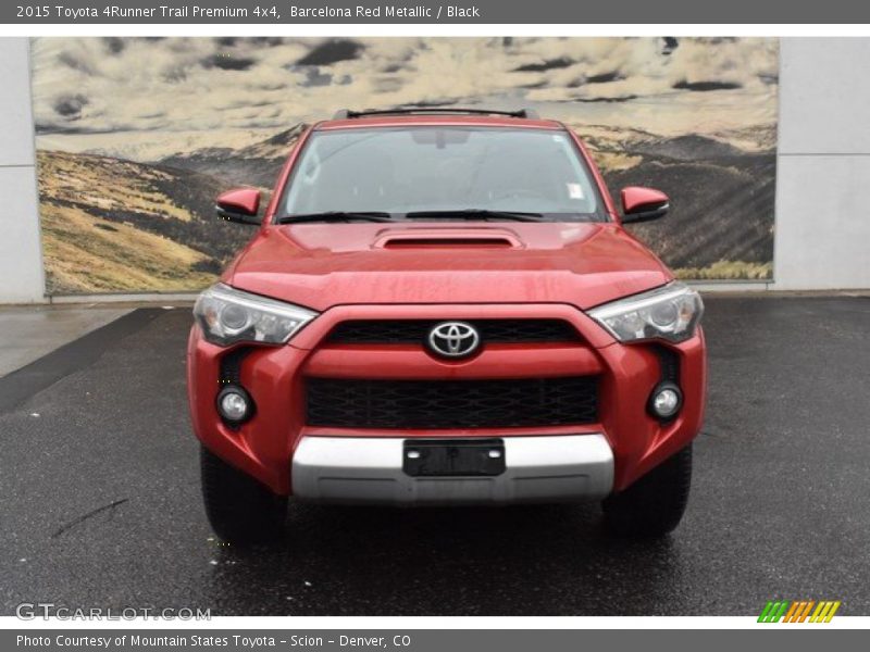 Barcelona Red Metallic / Black 2015 Toyota 4Runner Trail Premium 4x4