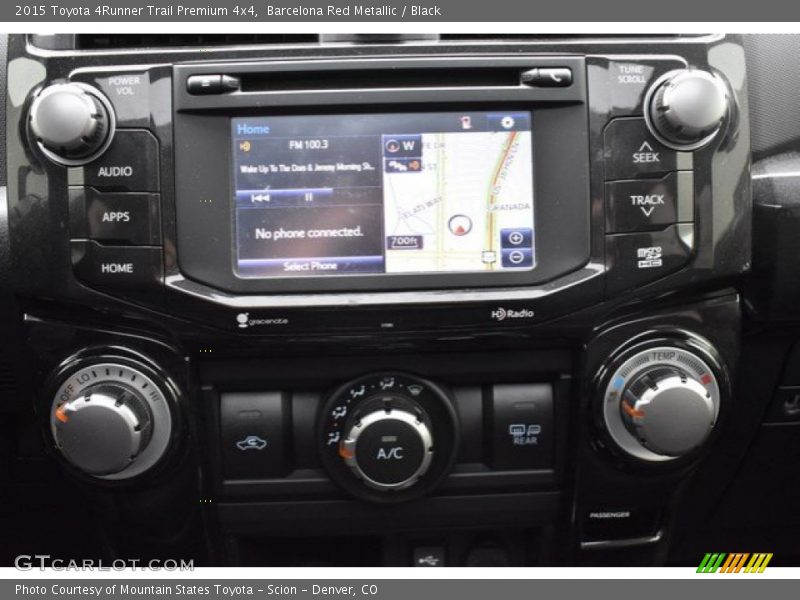 Barcelona Red Metallic / Black 2015 Toyota 4Runner Trail Premium 4x4