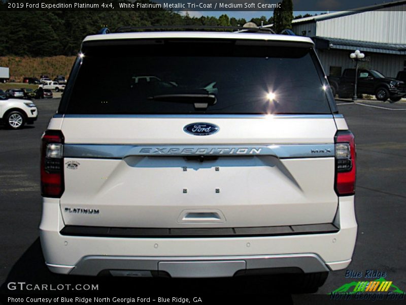 White Platinum Metallic Tri-Coat / Medium Soft Ceramic 2019 Ford Expedition Platinum 4x4