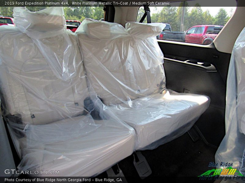 White Platinum Metallic Tri-Coat / Medium Soft Ceramic 2019 Ford Expedition Platinum 4x4